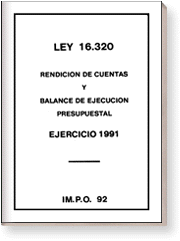 Rendici&oacute;n de Cuentas (ejercicio 1991)