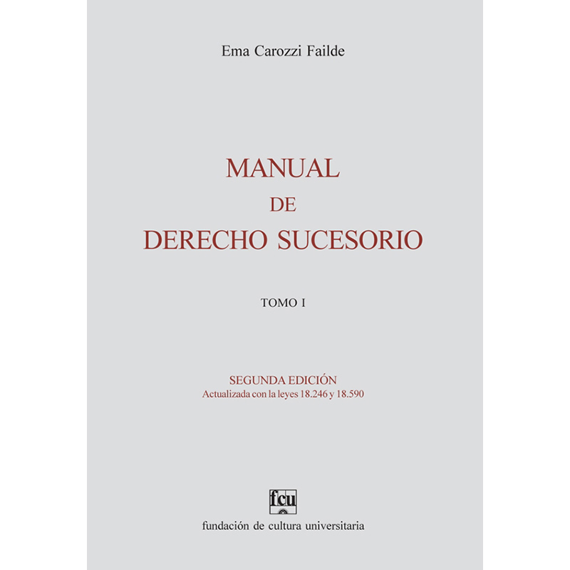 Manual de Derecho Sucesorio Tomo I