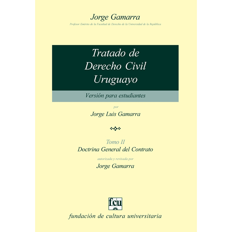 Tratado de Derecho Civil uruguayo Tomo II – versión para estudiantes