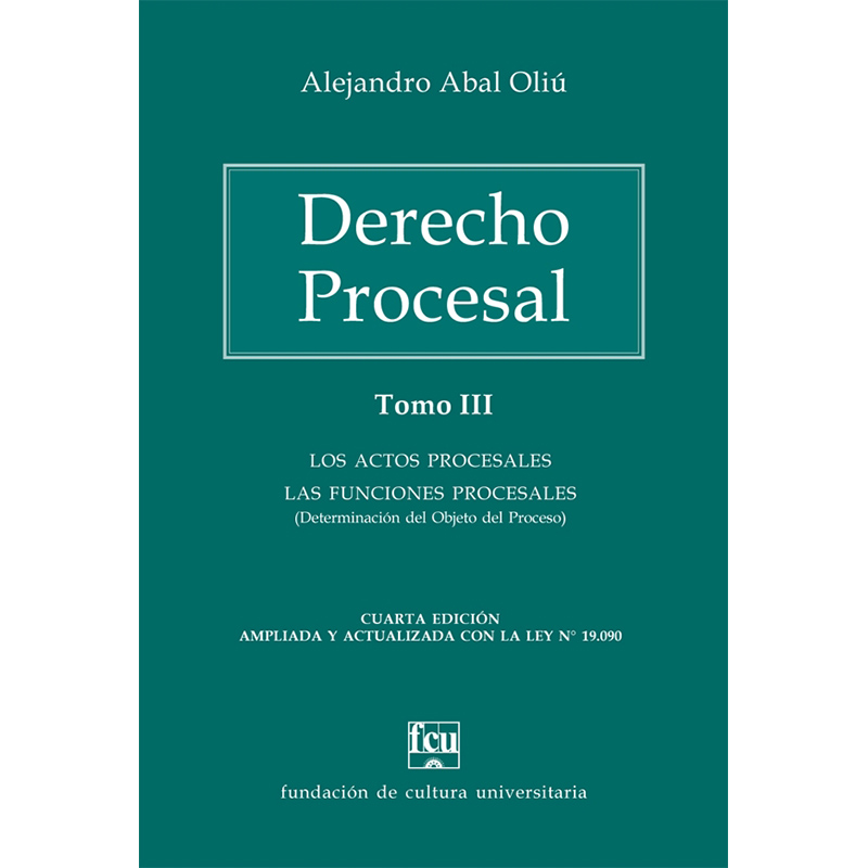 Derecho Procesal - Tomo III