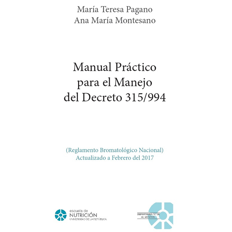 Manual práctico para el manejo del Decreto 315/994