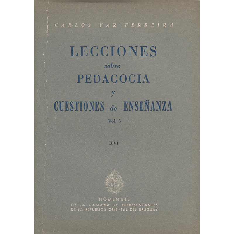 Lecciones sobre Pedagogía y Cuestiones de Enseñanza. Vol 3