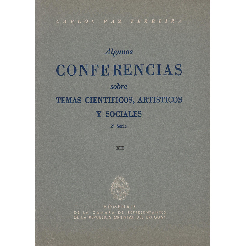 Algunas Conferencias Sobre Temas Cíentíficos, Artísticos y Sociales 2a Serie