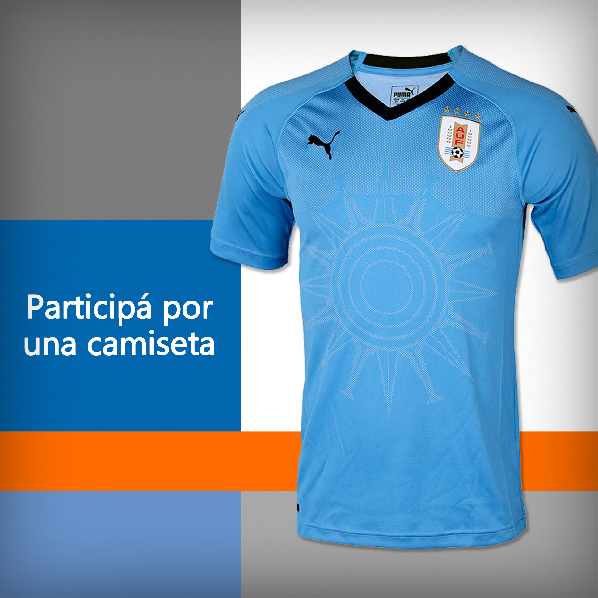 Ganá camiseta de la Selección Uruguaya – IMPO