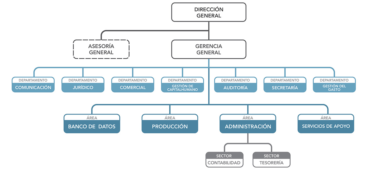 Organigrama - estructura de IMPO
