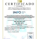 Certificado Nº CS 541 UNIT-ISO 9001:2015